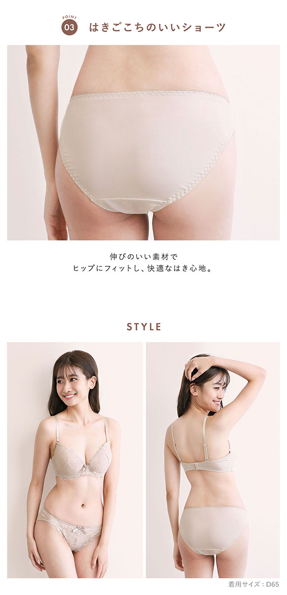 フェミニンレース ブラジャー ショーツ セット AAA･AA･A 小さいサイズ プチ胸サイズ 総レース