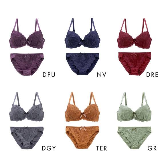 ソニアブラック SONIA black 花柄スカラップレース リボン ブラジャー