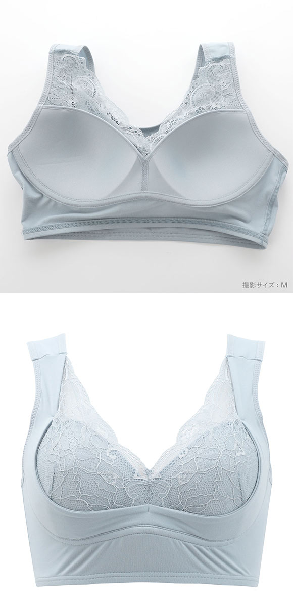 ねるねん おやすみブラ ナイトブラ リラックス 横流れしない やさしく包み込む ブラジャー ノンワイヤー ハーフトップ 単品