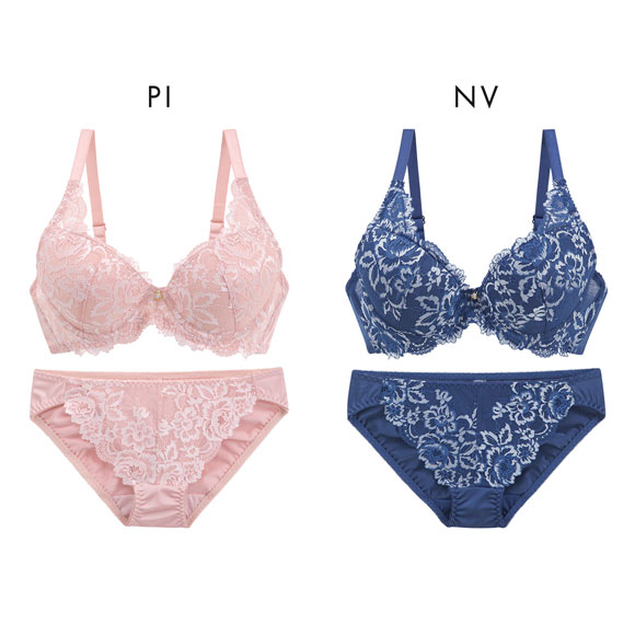 ソニアブラック ソフィア ブラジャー ショーツ セット BCDE Wパッド 盛り胸 谷間 大きいサイズ ブラセット SONIA BLACK