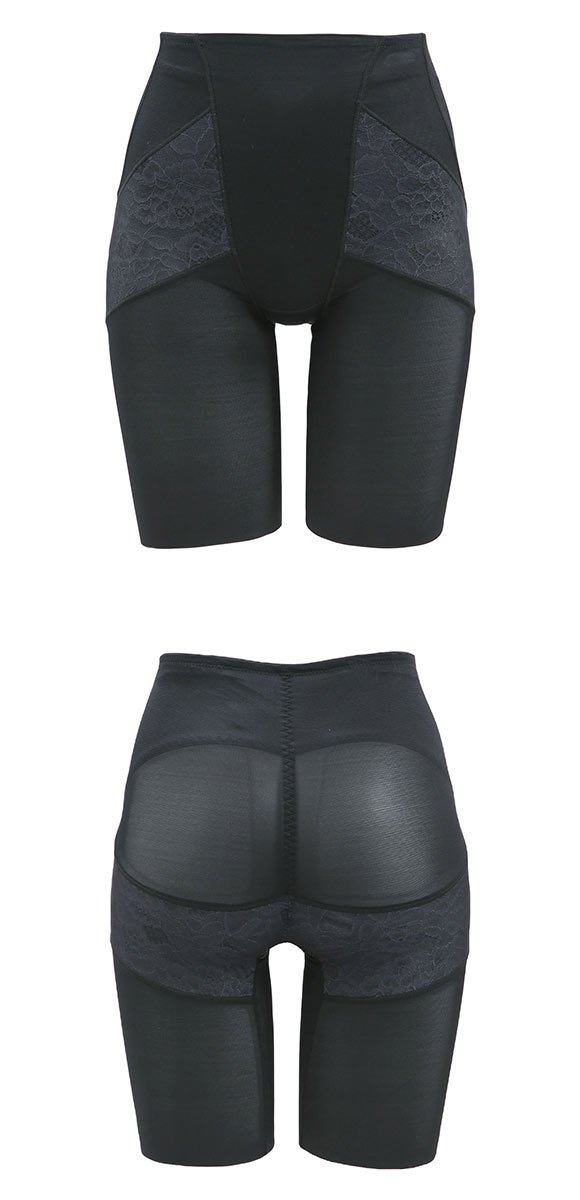 瞬間細見えパンツ ロングガードル くびれ＆お腹押さえ＆ヒップアップ 骨盤 ショーツガードル 細見え 補正下着