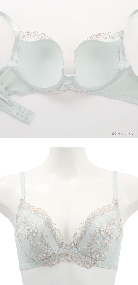ビューティーアシスト さわやか軽量カップ 3/4カップブラジャー BCD 脇