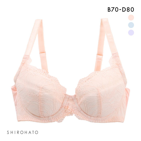 ビューティーアシスト ふわもち触感やさしくフィット 3/4カップブラジャー BCD 脇高 美胸 Beauty Asist