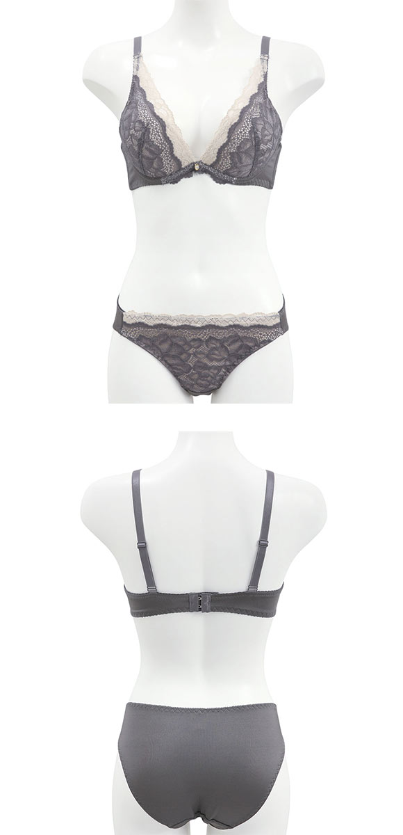 ソニアブラック キャサリン ブラジャー ショーツ セット BCDE Wパッド