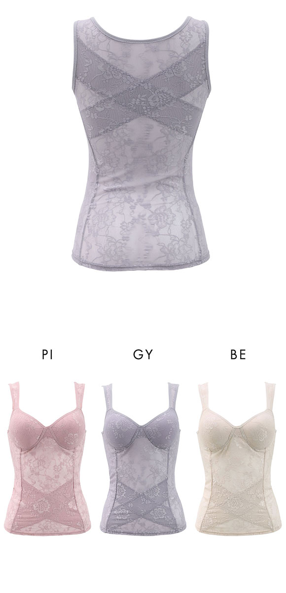 ブライトマッチ 下腹押さえ 美背中ボディシェイパー M L LL ムレナイ メッシュ 着やせ 背中クロス スタイルアップ