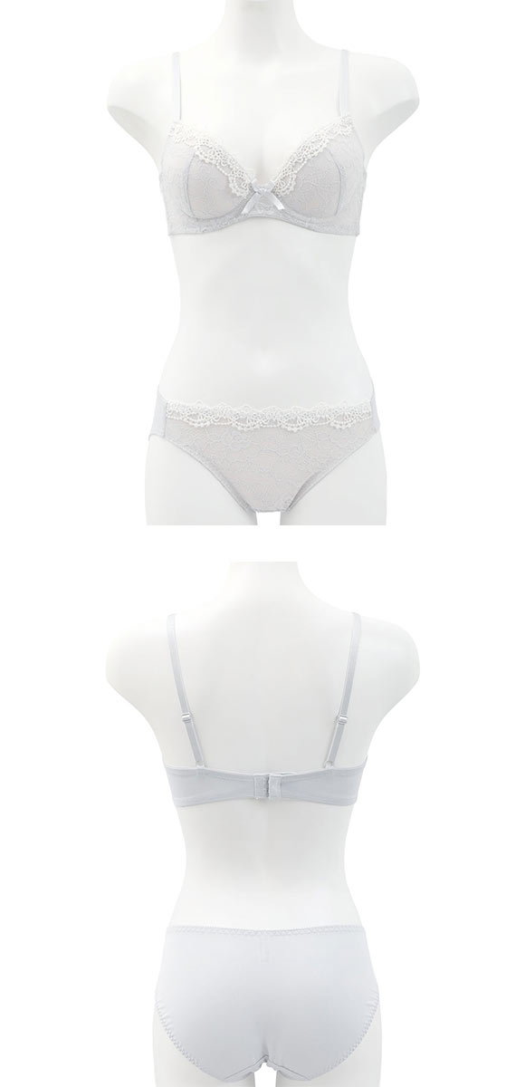 ソニアブラック ケミカルシアーレース ブラセット BCDE アンダー大きいサイズ グラマー 盛り胸 Wパッド 谷間 SONIA BLACK