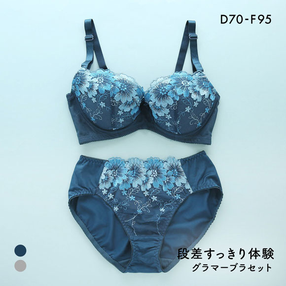 段差すっきり体験 エレガンスピオニー グラマーブラセット DEF70-90