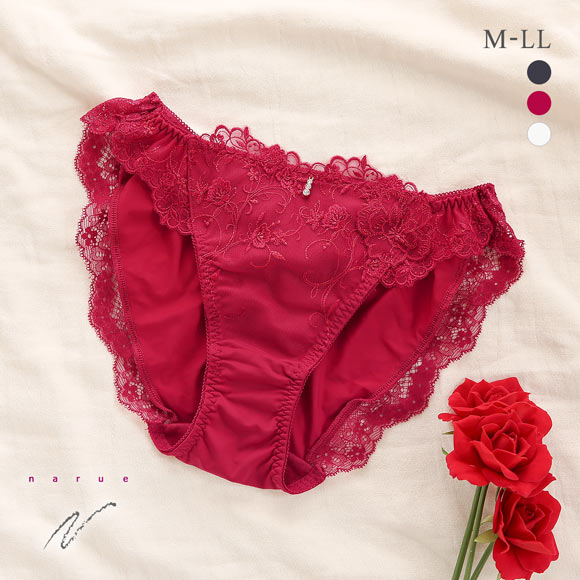 ナルエー ランジェリー ブルームクチュール ショーツ スタンダード 大きいサイズ M L LL NARUE