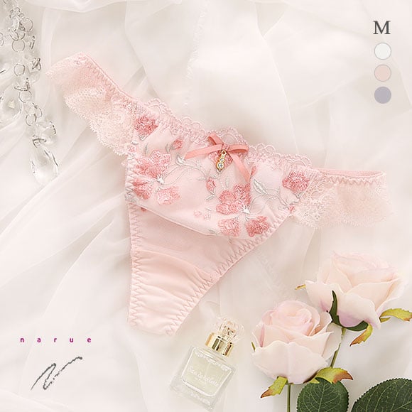 ナルエー ランジェリー フィオナ ショーツ Tバック バックレース NARUE