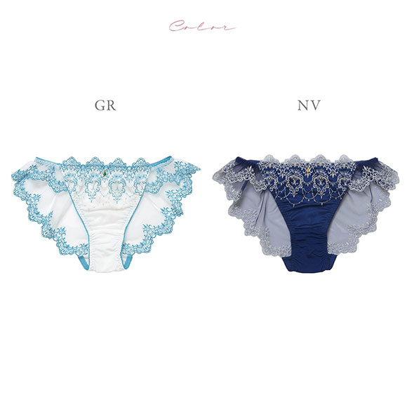 ナルエー ランジェリー ジャスミン ショーツ スタンダード ノーマル 総レース バックレース NARUE