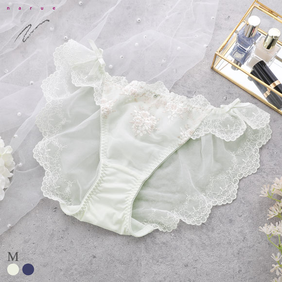 ナルエー ランジェリー ピュアリー ショーツ バックレース 総レース NARUE