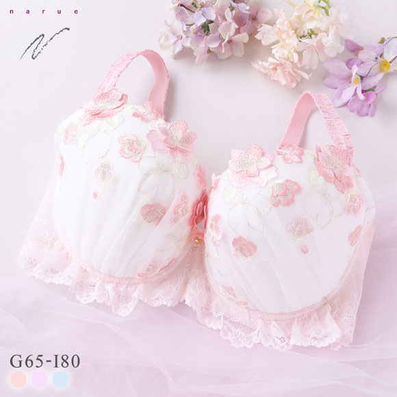 ナルエー ランジェリー ティア ブラジャー GHI 大きいサイズ グラマー