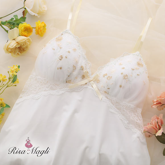 リサマリ ミリ カップ付き スリップ ランジェリー Risa Magli