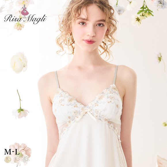 リサマリ ジア カップ付き スリップ ランジェリー Risa Magli