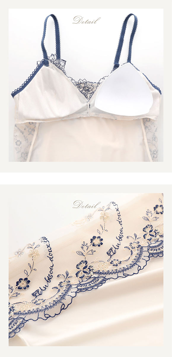 リサマリ レーヌ アルベルタ カップ付き スリップ キャミソール ランジェリー Risa Magli Reine