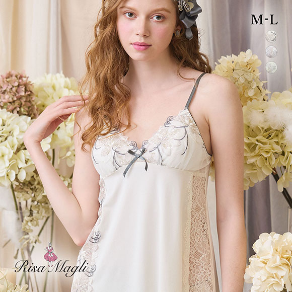 まちなみ！他の方は購入しないでください✨フランシュリッペ リサマリ ジェシカ カップ付き スリップ ランジェリー Risa Magli