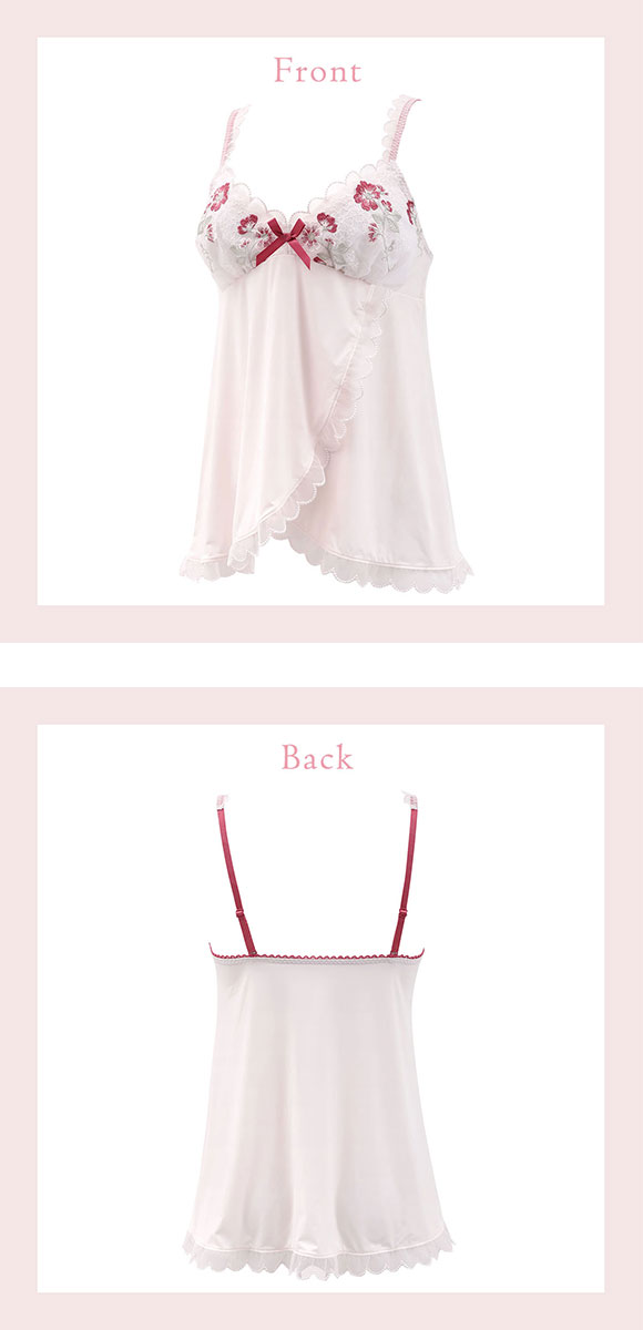 リサマリ プティット カップ付き キャミソール ミニスリップ ランジェリー Risa Magli