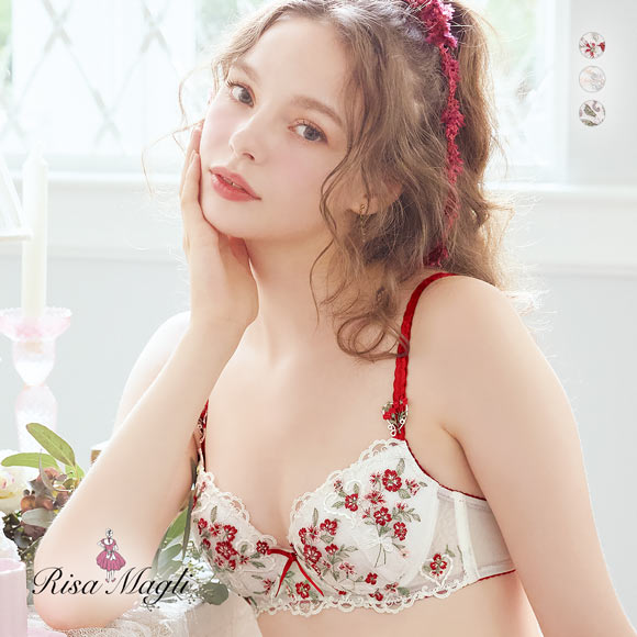 リサマリ リア 3/4カップ ブラジャー EF 谷間ブラ 大きいサイズ Risa Magli
