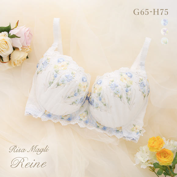 リサマリ レーヌ フロリタ ブラジャー GH グラマーブラ 大きいサイズ Risa Magli Reine