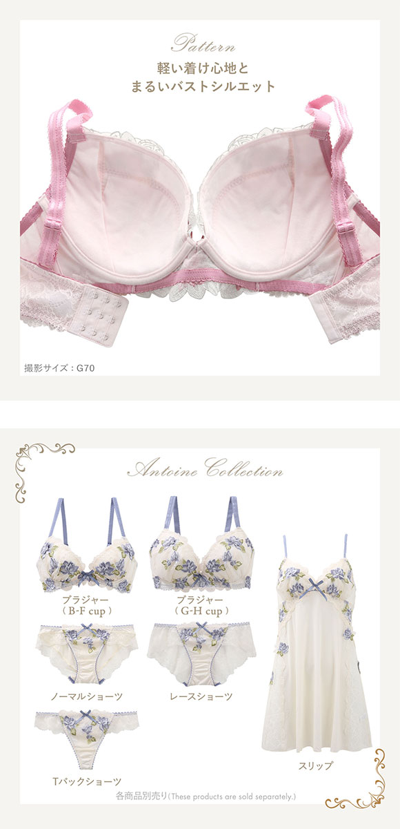 リサマリ Risa Magli レーヌ Reine アントワーヌ 3/4カップ ブラジャー GH 単品