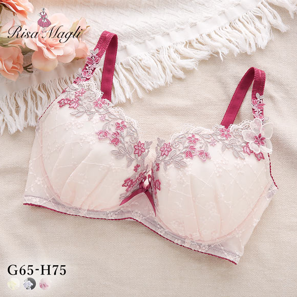 リサマリ ジニー 3/4カップ ブラジャー GH グラマーブラ 大きいサイズ