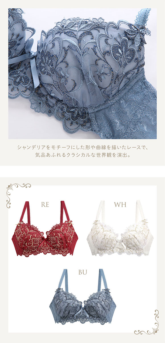 リサマリ レーヌ アリーナ ブラジャー DEF 谷間ブラ 大きいサイズ Risa Magli Reine