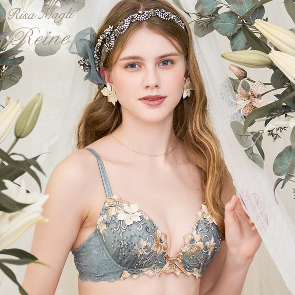 リサマリ レーヌ ヴァネッサ 3/4カップ ブラジャー BC 谷間ブラ Risa