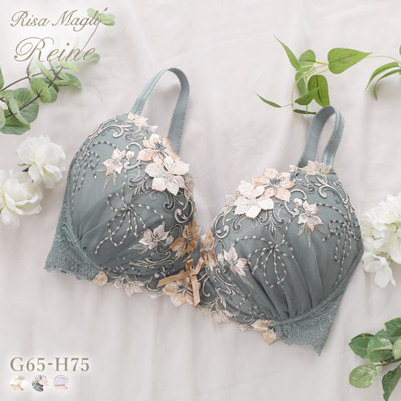 リサマリ レーヌ ヴァネッサ 3/4カップ ブラジャー GH 大きいサイズ Risa Magli Reine