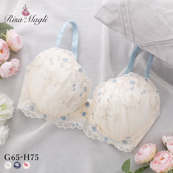 MARGE マージ 25ss Decorative bra top ブラトップ リサマリ シュテファニ 3/4カップ ブラジャー GH グラマーブラ バスト