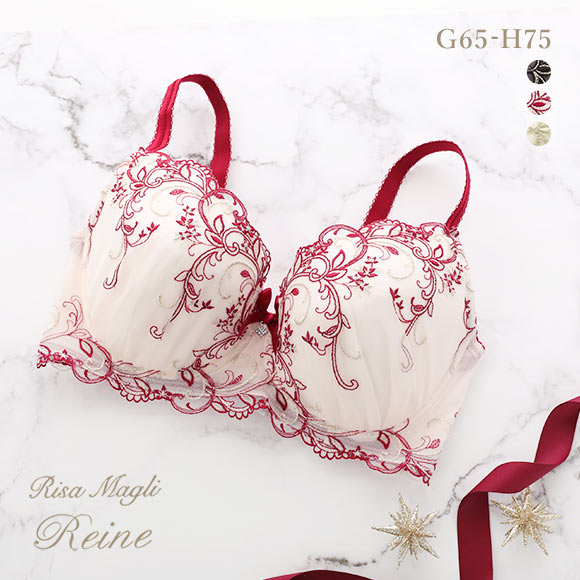 リサマリ Risa Magli レーヌ Reine リース ブラジャー GH 大きいサイズ 単品