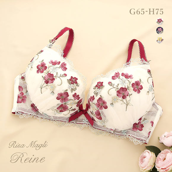 リサマリ Risa Magli レーヌ Reine アン・マリー 3/4カップ ブラジャー GH 単品