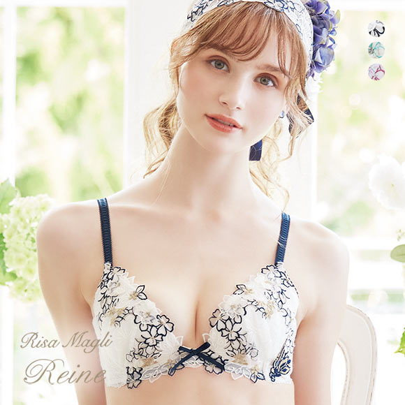 リサマリ Risa Magli レーヌ Reine ナタリア  3/4カップ ブラジャー EF 谷間ブラ 単品