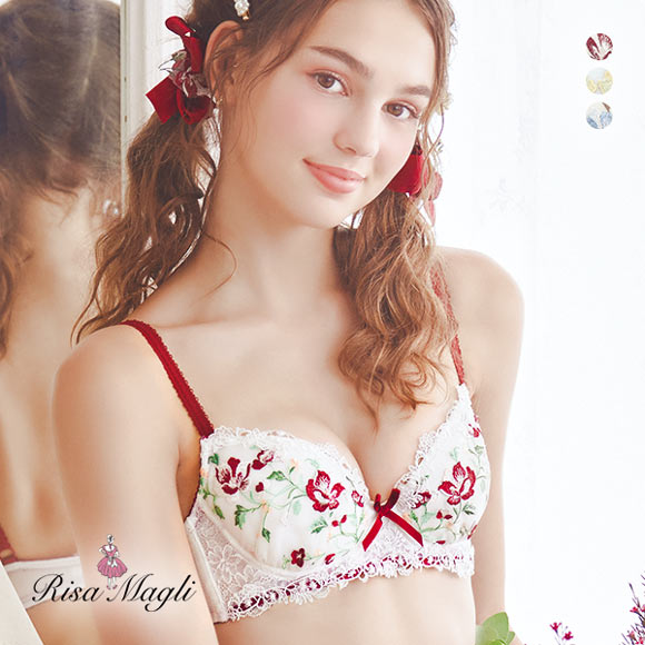リサマリ Risa Magli ミステル 3/4カップ ブラジャー EF 谷間ブラ 単品