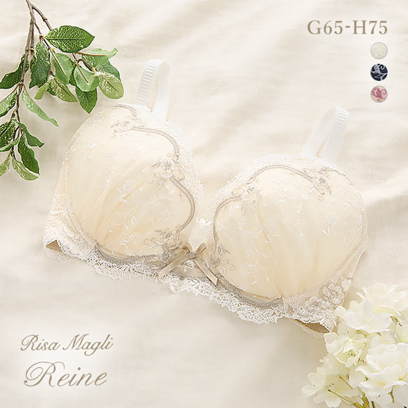 リサマリ Risa Magli レーヌ Reine アリアンナ 3/4カップ ブラジャー GH 大きいサイズ 単品