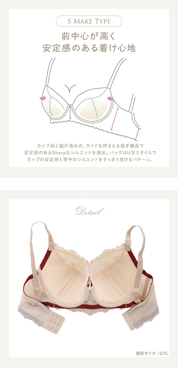 リサマリ Risa Magli レーヌ Reine フレデリカ ブラジャー GH 単品