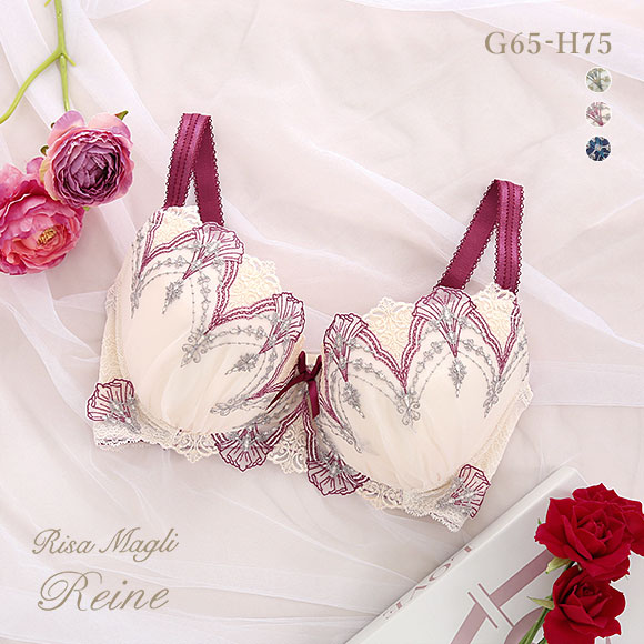リサマリ レーヌ シェール ブラジャー GH 谷間ブラ Risa Magli Reine