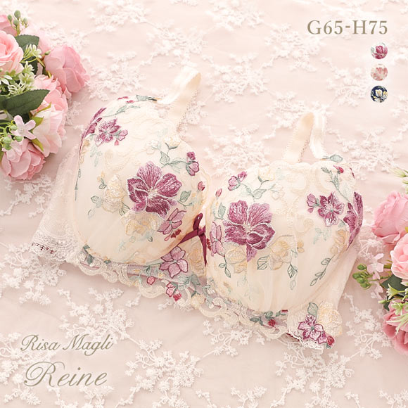 リサマリ Risa Magli レーヌ Reine エリオット ブラジャー GH グラマーブラ 大きいサイズ 単品