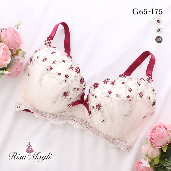 リサマリ Risa Magli ティナ ブラジャー GHI グラマーブラ 大きいサイズ 単品