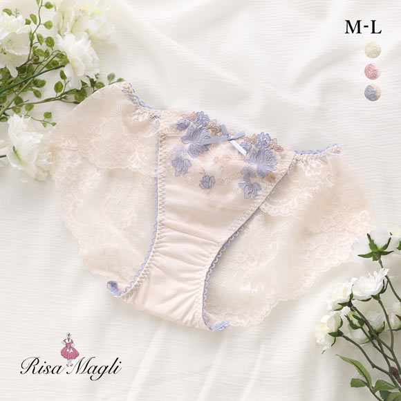リサマリ イーシャ レースショーツ ノーマル バックレース Risa Magli