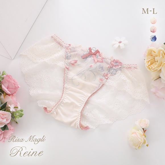 リサマリ レーヌ テリン レースショーツ ノーマル バックレース Risa Magli Reine