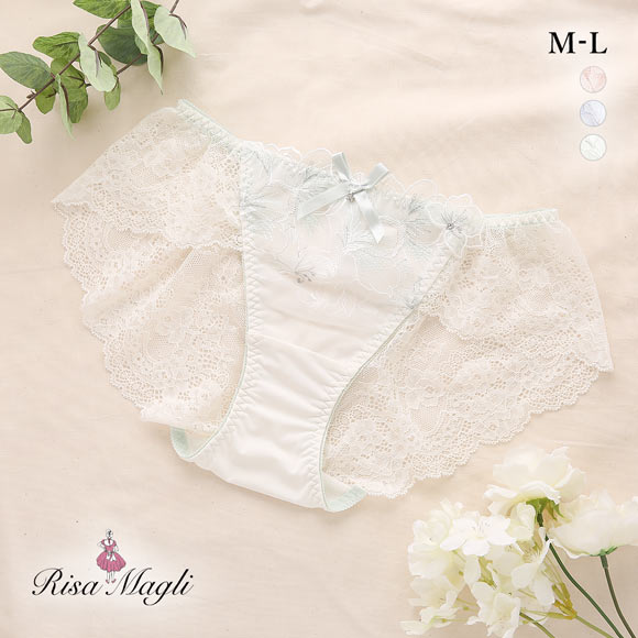 リサマリ ナーラ レースショーツ バックレース Risa Magli