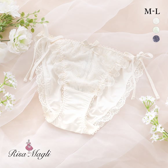 リサマリ イリーナ リボンショーツ サイド紐 ショーツ Risa Magli