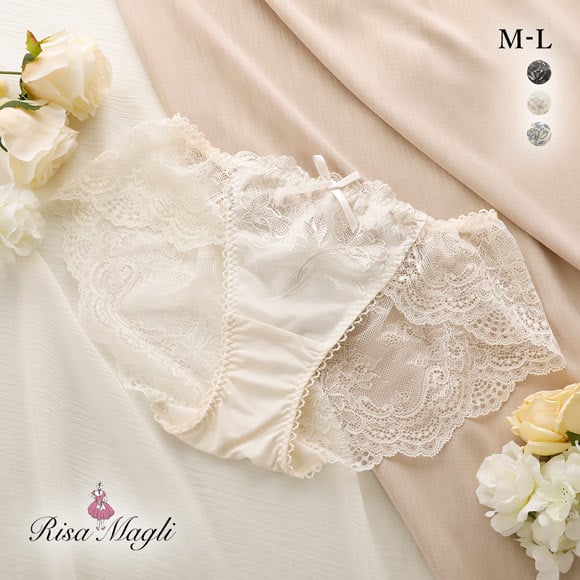 リサマリ リアナ レースショーツ バックレース Risa Magli