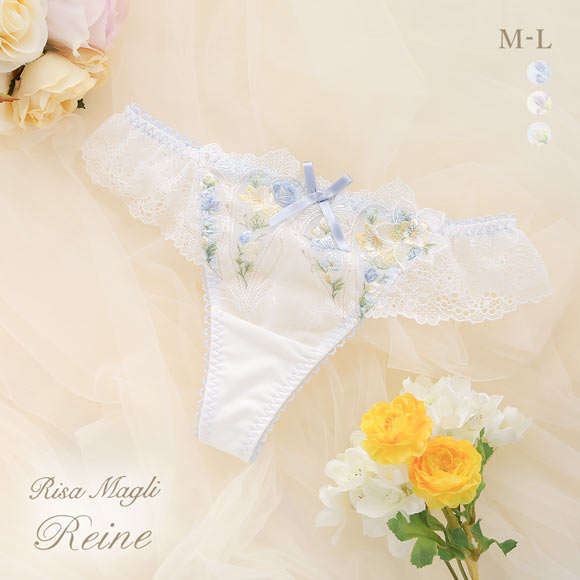 リサマリ レーヌ フロリタ ショーツ Tバック バックレース Risa Magli