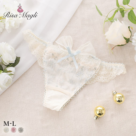 リサマリ ルビー Tバック ショーツ バックレース タンガ ソング ML