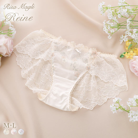リサマリ レーヌ セレスティナ レース ショーツ バックレース Risa Magli Reine