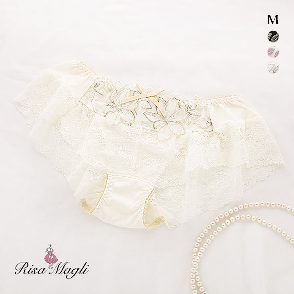 リサマリ Risa Magli リーフェ フレアショーツ バックレース 単品