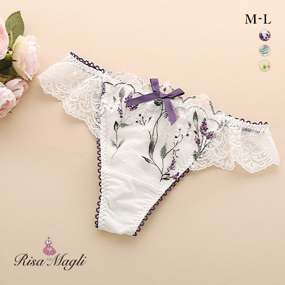 リサマリ Risa Magli アンジュ Tバック ショーツ タンガ ソング バックレース 単品
