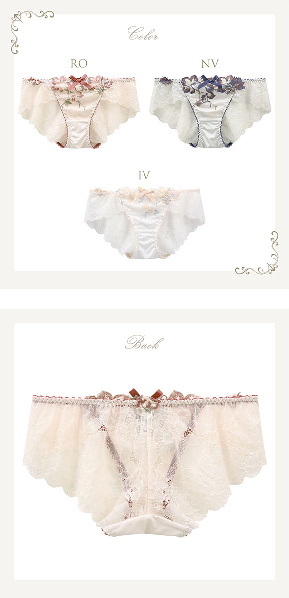 リサマリ Risa Magli レーヌ Reine クレモンス レースショーツ バックレース スタンダード ショーツ 単品