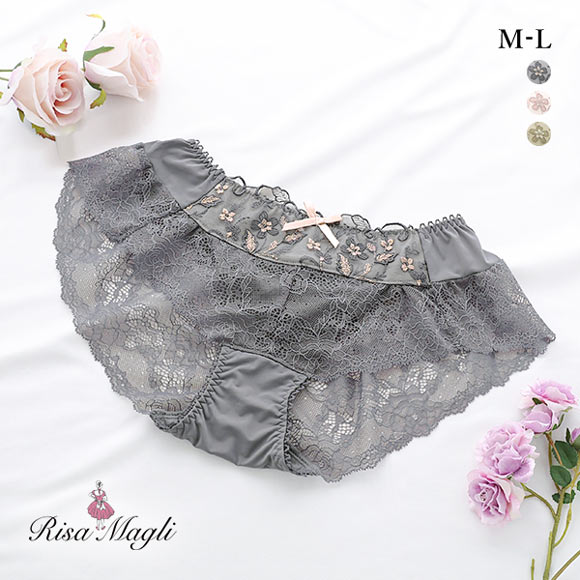 リサマリ Risa Magli ボーナ フレアショーツ バックレース 単品